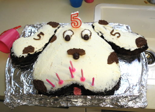 יום הולדת כלבלבים - עוגה